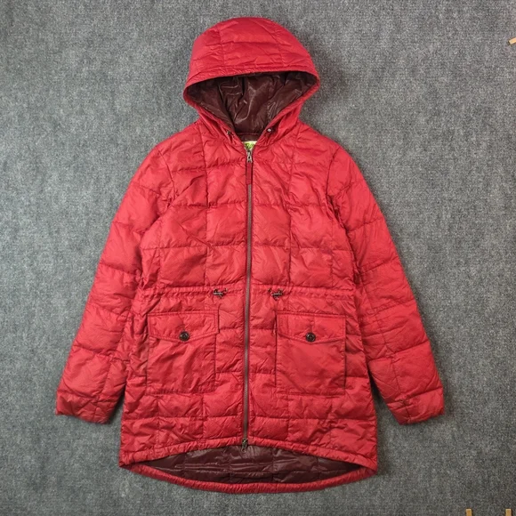 Eddie Bauer EB550 Red Puffer Gorecore jacket - Picture 1 of 16